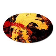 Hide An Seek 1 3 Oval Magnet by bestdesignintheworld