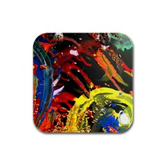 Parade Of The Planets 1 1 Rubber Square Coaster (4 Pack)  by bestdesignintheworld