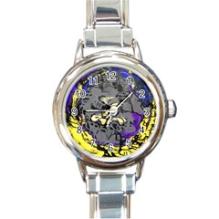 Motion And Emotion 1 1 Round Italian Charm Watch by bestdesignintheworld