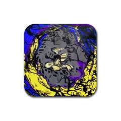 Motion And Emotion 1 1 Rubber Coaster (square)  by bestdesignintheworld