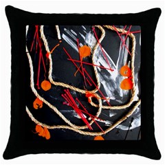 Collage 1 1 Throw Pillow Case (black) by bestdesignintheworld