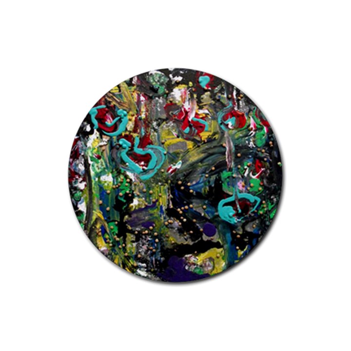 Forest 1 1 Rubber Coaster (Round) 