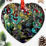 Forest 1 1 Heart Ornament (Two Sides) Front