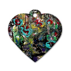 Forest 1 1 Dog Tag Heart (two Sides) by bestdesignintheworld