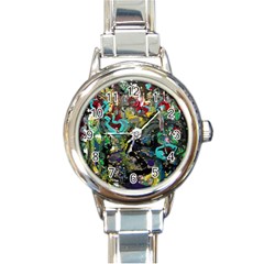 Forest 1 1 Round Italian Charm Watch by bestdesignintheworld