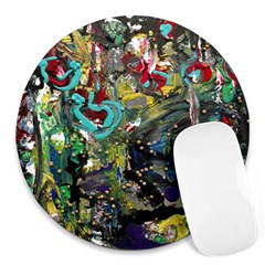 Forest 1 1 Round Mousepads by bestdesignintheworld