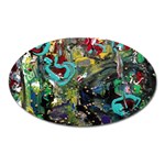 Forest 1 1 Oval Magnet Front