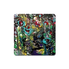 Forest 1 1 Square Magnet by bestdesignintheworld