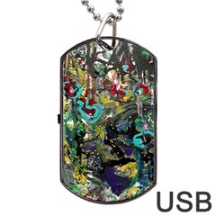 Forest 1 1 Dog Tag Usb Flash (two Sides) by bestdesignintheworld