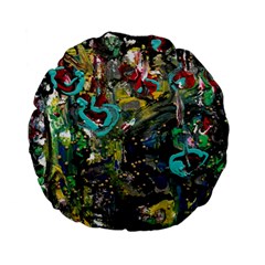 Forest 1 1 Standard 15  Premium Flano Round Cushions by bestdesignintheworld