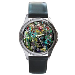 Forest 1 1 Round Metal Watch by bestdesignintheworld