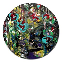 Forest 1 1 Magnet 5  (round) by bestdesignintheworld