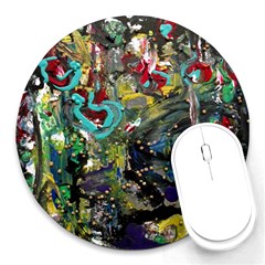 Forest 1 1 Round Mousepads by bestdesignintheworld