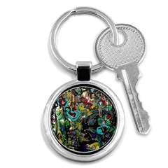 Forest 1 1 Key Chain (round) by bestdesignintheworld