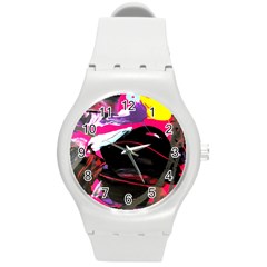 Consolation 1 1 Round Plastic Sport Watch (m) by bestdesignintheworld