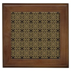 Df Tobacco Field Framed Tile