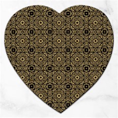 Df Tobacco Field Jigsaw Puzzle (heart) by deformigo