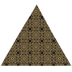 Df Tobacco Field Wooden Puzzle Triangle by deformigo