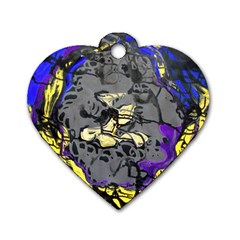 Motion And Emotion 1 1 Dog Tag Heart (one Side) by bestdesignintheworld