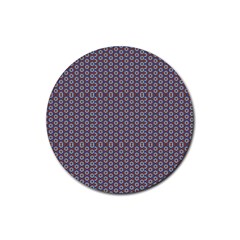 Df Jamu Rubber Round Coaster (4 Pack)  by deformigo