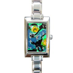 Rancho 1 1 Rectangle Italian Charm Watch by bestdesignintheworld