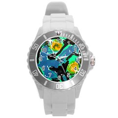 Rancho 1 1 Round Plastic Sport Watch (l) by bestdesignintheworld