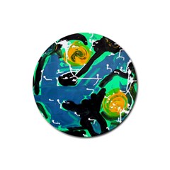 Rancho 1 1 Rubber Coaster (round)  by bestdesignintheworld