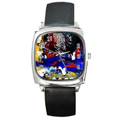 Holidays 1 1 Square Metal Watch