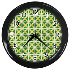 Df Matyas Wall Clock (black) by deformigo