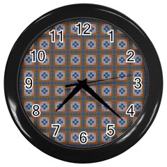 Df Merrival Wall Clock (black) by deformigo