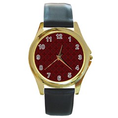 Df Rosendal Round Gold Metal Watch by deformigo