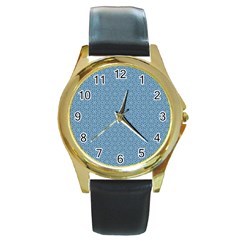 Df Normina Round Gold Metal Watch by deformigo