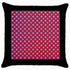 Df Magenta Rumor Throw Pillow Case (black) by deformigo