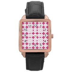 Df Hazel Conins Rose Gold Leather Watch  by deformigo