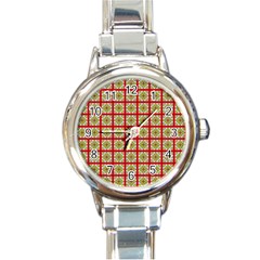 Df Hackberry Grid Round Italian Charm Watch by deformigo