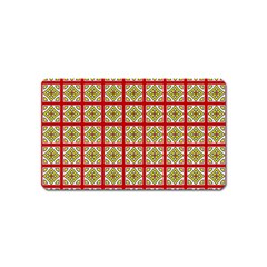 Df Hackberry Grid Magnet (name Card) by deformigo