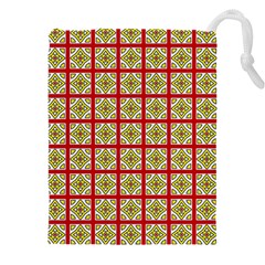 Df Hackberry Grid Drawstring Pouch (4xl)