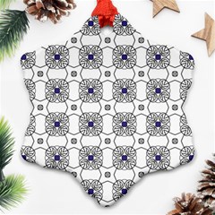 Df Snowland Snowflake Ornament (two Sides) by deformigo