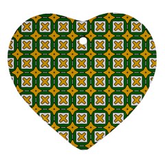 Df Russell Wolfe Heart Ornament (two Sides) by deformigo