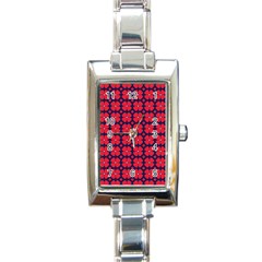 Df Clematis Rectangle Italian Charm Watch by deformigo