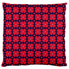 Df Clematis Large Flano Cushion Case (one Side) by deformigo