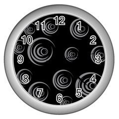 Rounder Wall Clock (silver) by anthromahe