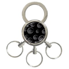 Rounder 3-ring Key Chain by anthromahe