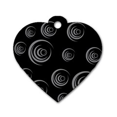 Rounder Dog Tag Heart (one Side) by anthromahe