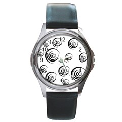 Rounder Ii Round Metal Watch by anthromahe