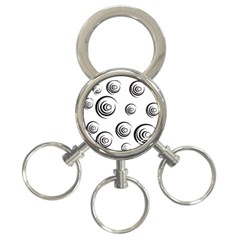 Rounder Ii 3-ring Key Chain by anthromahe