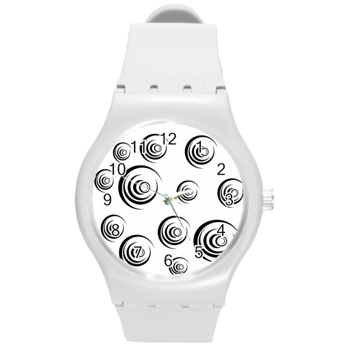 Rounder II Round Plastic Sport Watch (M)