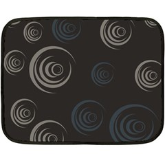 Rounder Iii Fleece Blanket (mini) by anthromahe