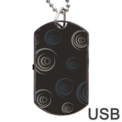 Rounder Iii Dog Tag Usb Flash (one Side) by anthromahe