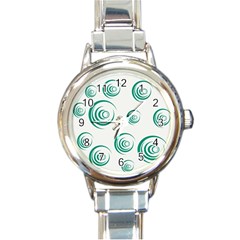 Rounder V Round Italian Charm Watch by anthromahe